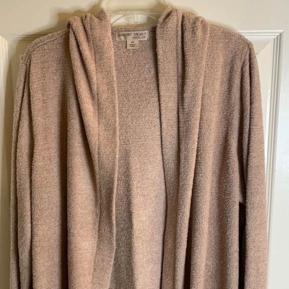 Barefoot Dreams size 2X CozyChic Lite Hooded Cardigan - Picture 6 of 9